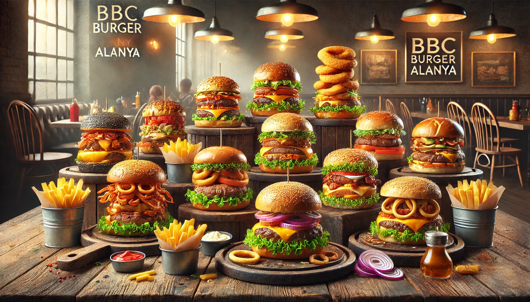 BBC Burger Alanya: Her Damak Zevkine Hitap Eden Burgerler