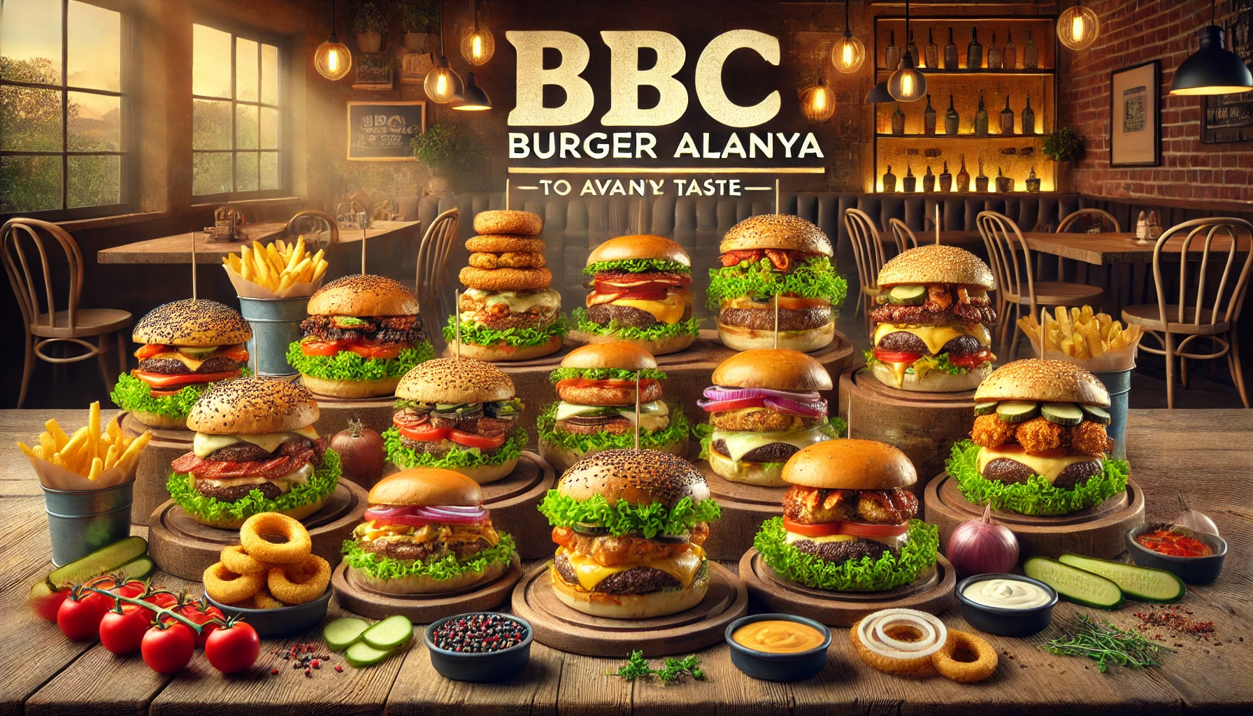 Tüm damak zevklerine uygun burger seçenekleriyle BBC Burger Alanya, herkes için lezzet dolu bir deneyim sunuyor.