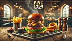 Yılın en lezzetli burgerini BBC Burger Alanya’da tadın! Taptaze malzemelerle hazırlanan bu özel lezzeti kaçırmayın.