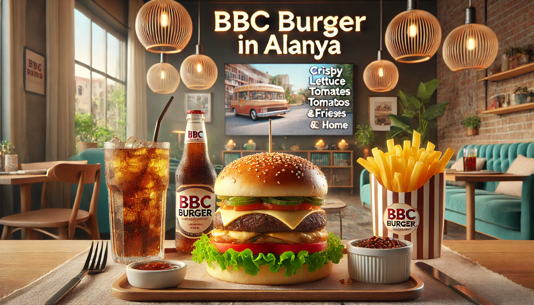 BBC Burger: Alanya'da evde yemek keyfi, restoran kalitesinde burgerlerle daha lezzetli.