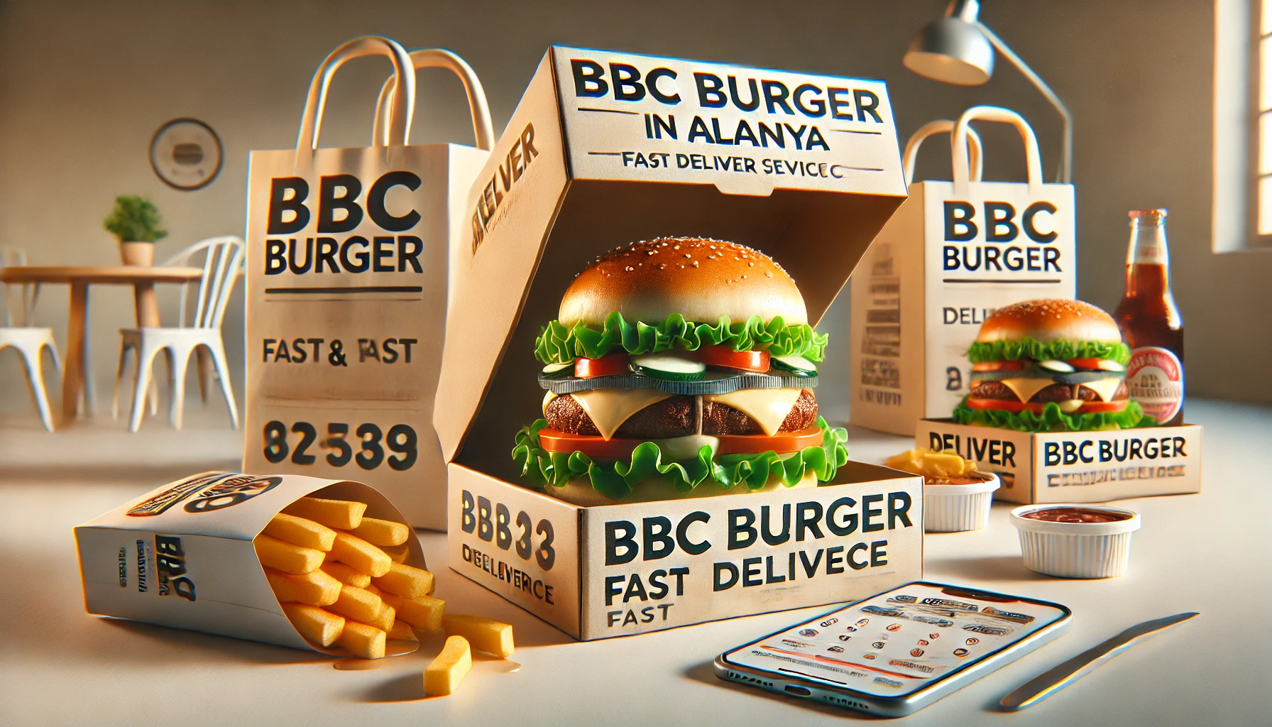 Alanya'da BBC Burger ile lezzetli burgerler ve hızlı teslimat hizmeti ile mükemmel bir yemek deneyimi.