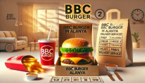 BBC Burger Alanya: Lezzetli burgerler, hızlı teslimat, evde rahatça restoran keyfi.