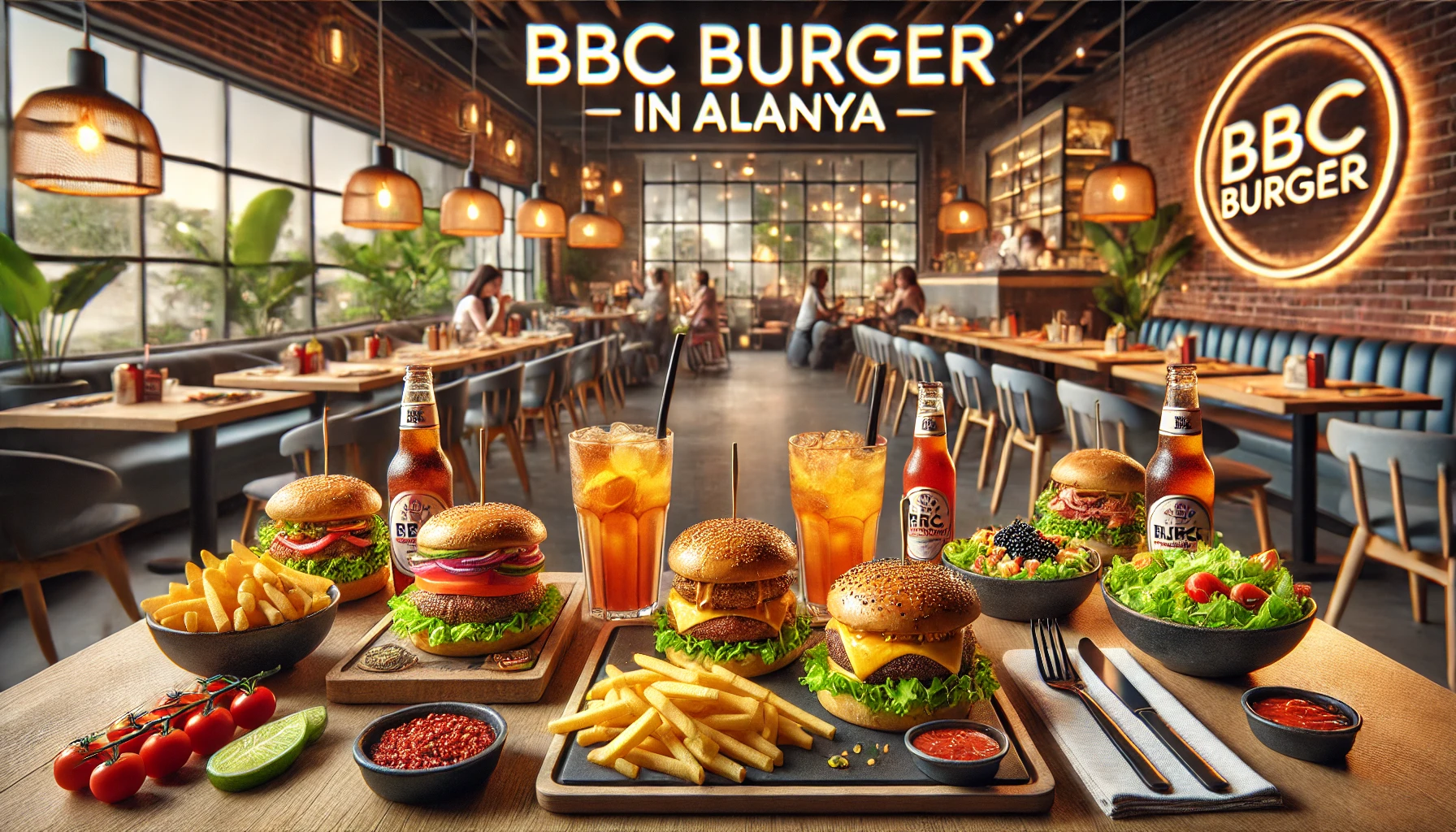 Alanya’da BBC Burger, sadece hamburger değil, herkese hitap eden lezzetli tatlar sunuyor.