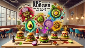 BBC Burger Alanya, yenilikçi burger tarifleriyle damak zevkinize hitap ediyor.