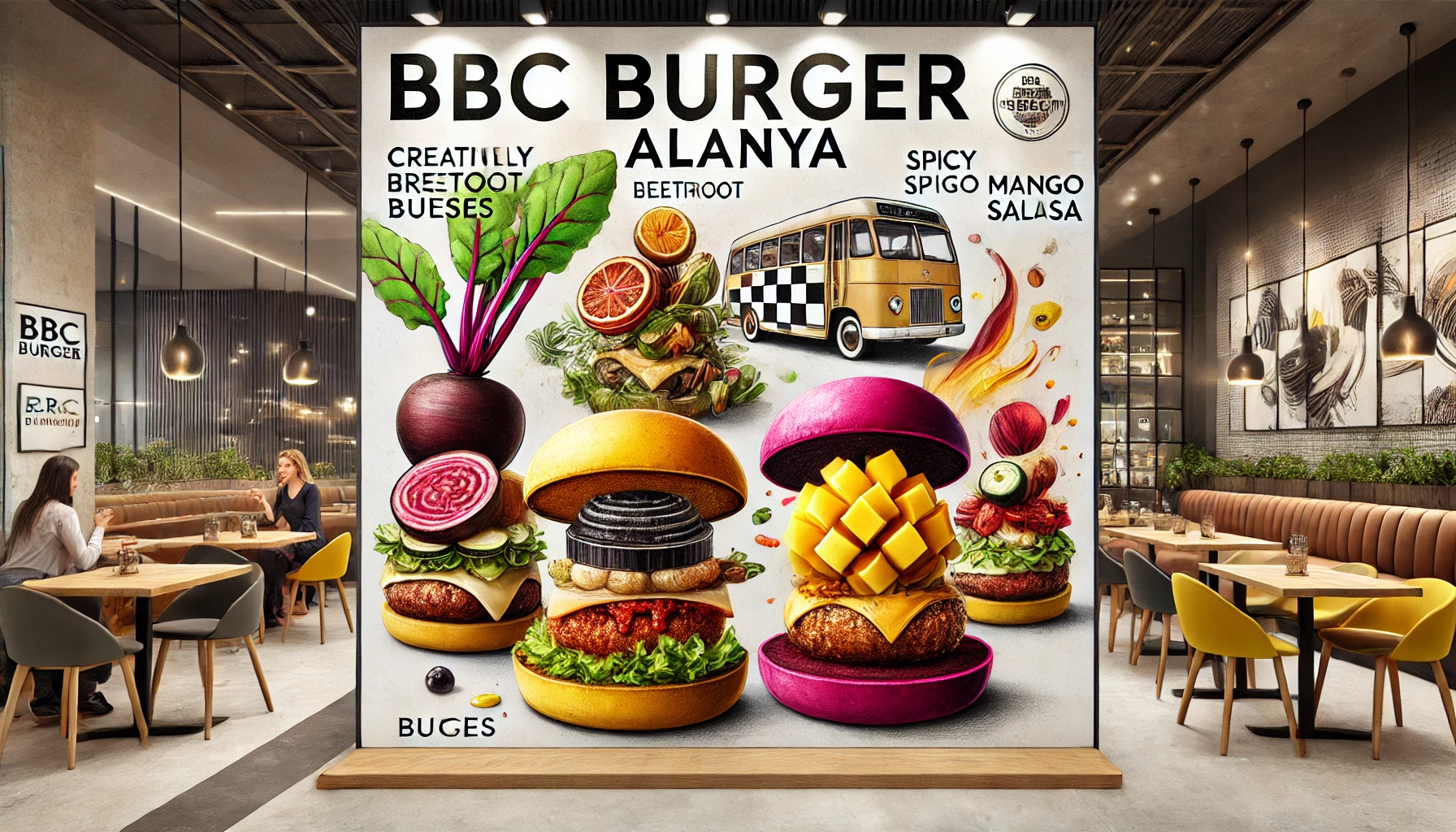 Yenilikçi ve eşsiz burger tarifleriyle BBC Burger Alanya fark yaratıyor.