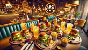 BBC Burger Alanya, muhteşem lezzetleriyle burger keyfini doruklara taşıyor.